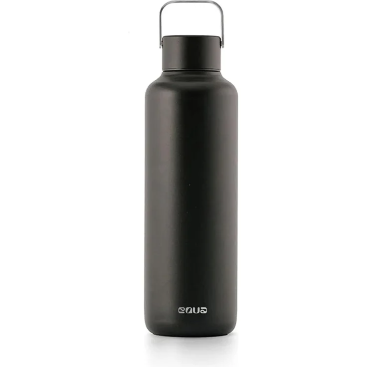 Thermosflasche Isolier-Trinkflasche Doppelwandig 0,6L EQUA Timeless Dark 683563