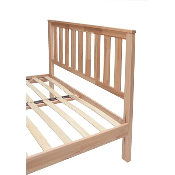 Krok Wood Massivholzbett Sofia mit Kopfteil in Buche – Bild 8