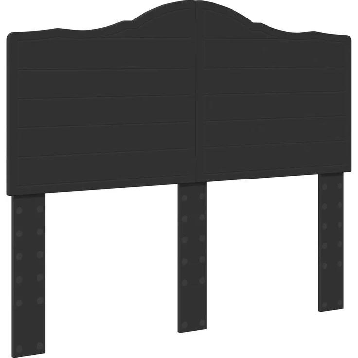 vidaXL Bettrahmen Schwarz 120 x 190 cm Massives Kiefernholz 3413336 – Bild 5