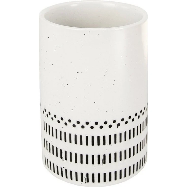 Kleine Wolke Zahnputzbecher Zahnputzbecher ALVA, Weiß, Ø 7 cm – Bild 2