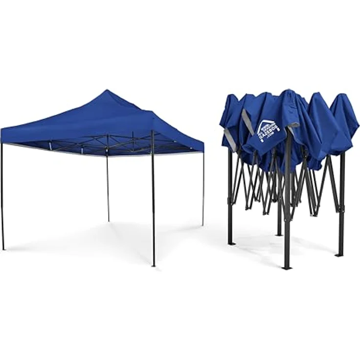 All Seasons Gazebos 3x4.5 m vollständig wasserdichtes Faltpavillon - Königsblau – Bild 7