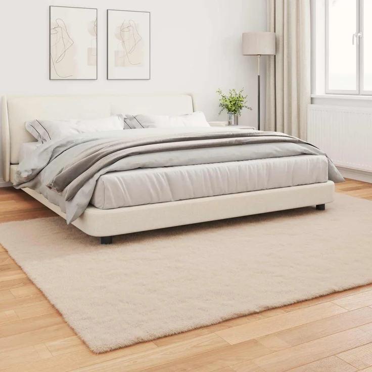 vidaXL Rutschfester Kunstfellteppich Olite Taupe 240 x 340 cm 42021750 – Bild 3