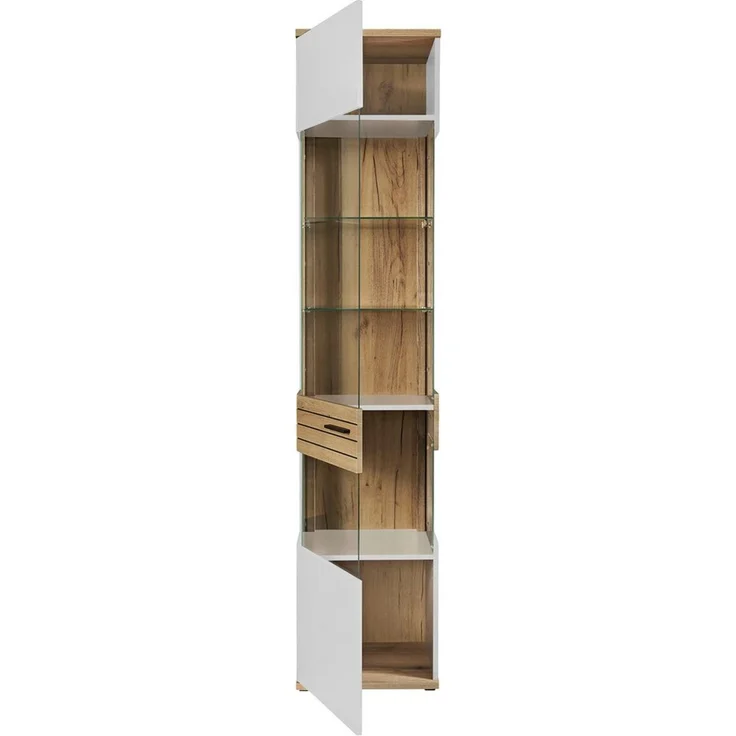 set one by Musterring Vitrine Quincy (1-St) Spiegelbildlich montierbar, in 2 Farben erhältlich, 204,7 cm hoch – Bild 3