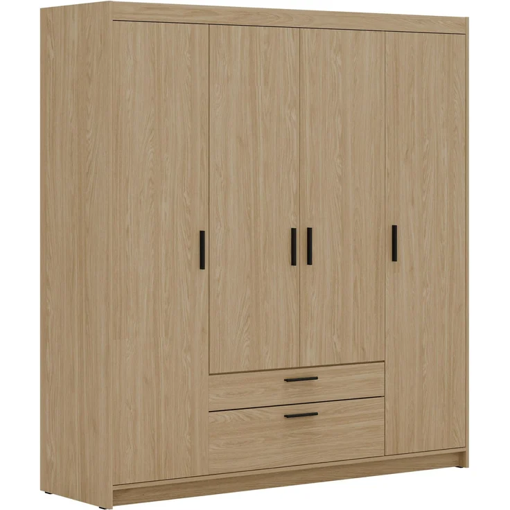 AX LIVING Schubladenschrank Garderobe Geölte Eiche Schrank Storicos 4T 176,3cm – Bild 1
