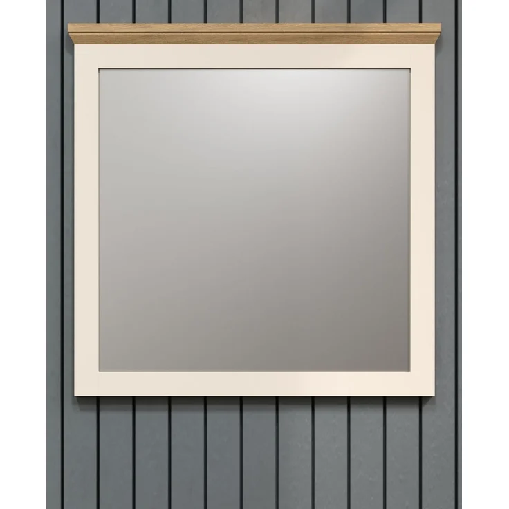 Garderobenspiegel Cozy in Kaschmir und Eiche 70 x 70 cm – Bild 2