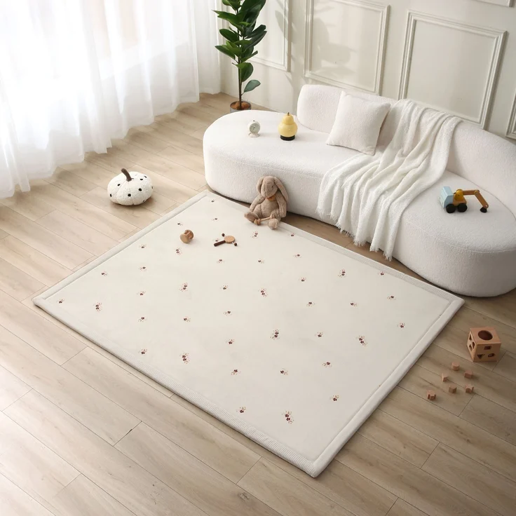 Hakuna Matte Kinderteppich mit Memory-Schaum, dicke & weiche Spielmatte 2,5 cm, Krabbelmatte, Höhe: 25 mm, Extra weich, Roll-_oder_faltbar, Hypoallergen, Schaumstoff – Bild 2
