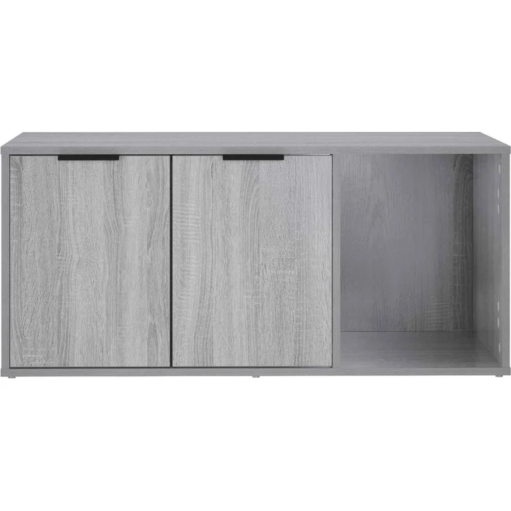 vidaXL Katzenkiste Möbel Sonoma-Grau 100 x 49 x 45 cm Holzwerkstoff 8014756 – Bild 6