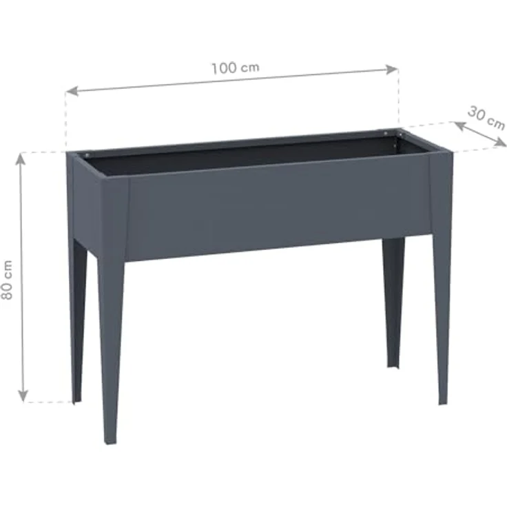 Westmann Vedura M | Metall Balkon Hochbeet | – Bild 8