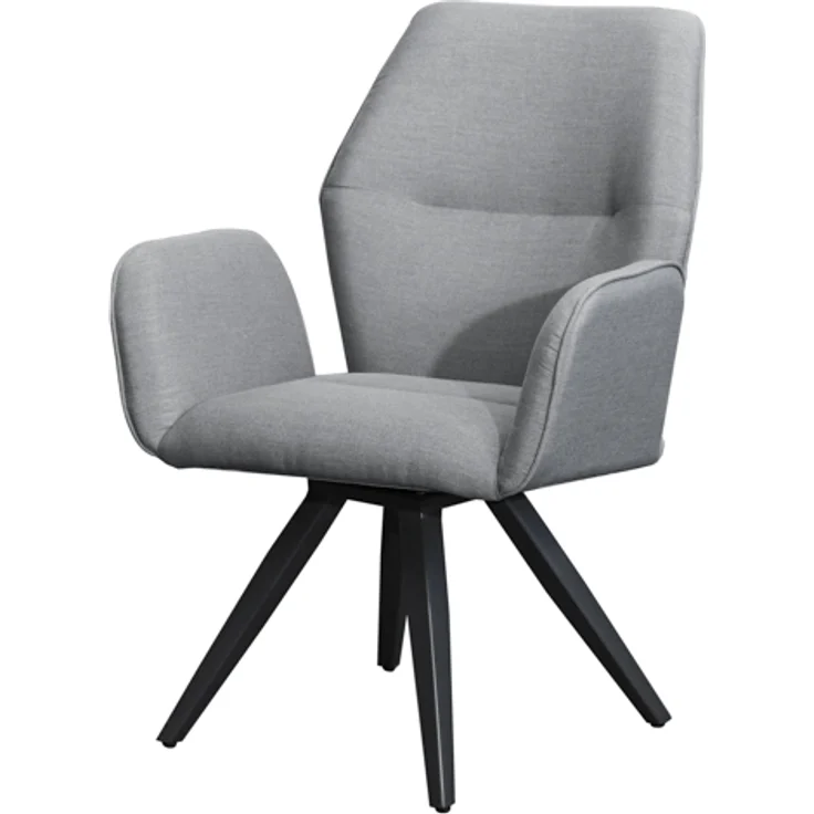 2er Set CLEMENTO Walton Dining Sessel Aluminium Createxx – Bild 2