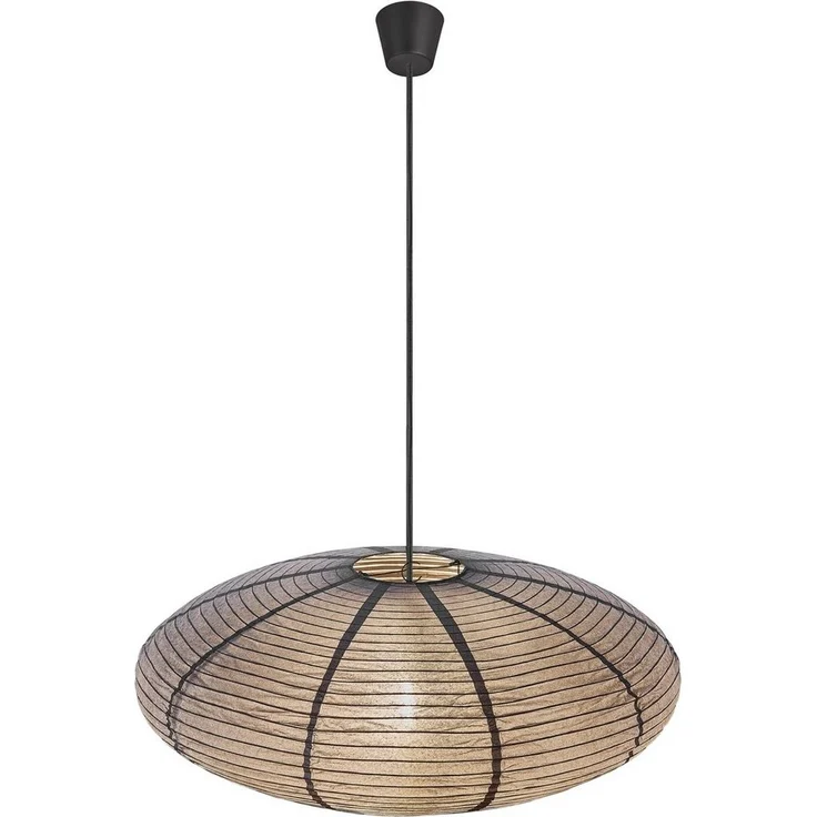 Nordlux Pendelleuchte Villo Lampenschirm ohne Pendel/Fassung, ohne Leuchtmittel, Natürliches Material, Retro-Design, Bietet ein weiches, diffuses Licht – Bild 2
