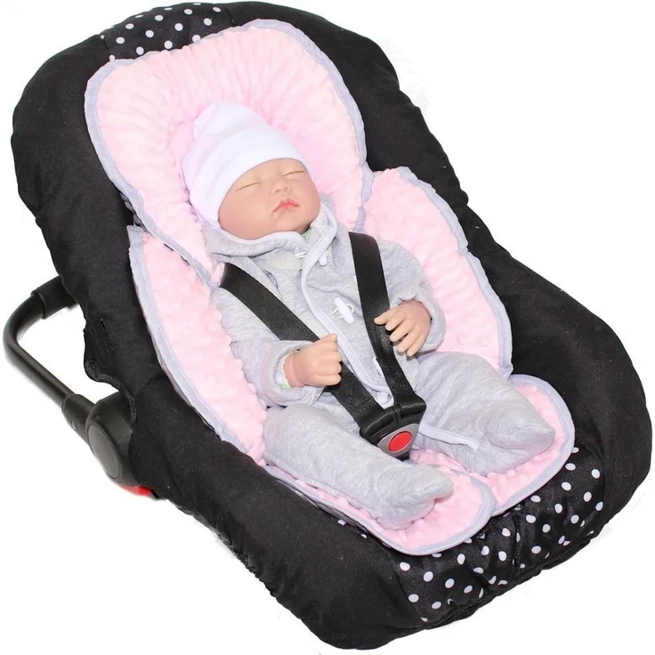 Primawela Sitzverkleinerer Sitzverkleinerer MINKY Einlage Baby Kind für Auto Babyschale Einsatz – Bild 3