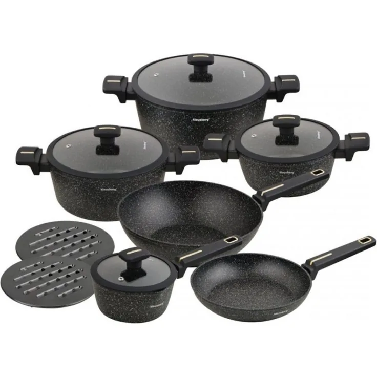 Klausberg Klausberg Set mit 12 Marmortöpfen 63913