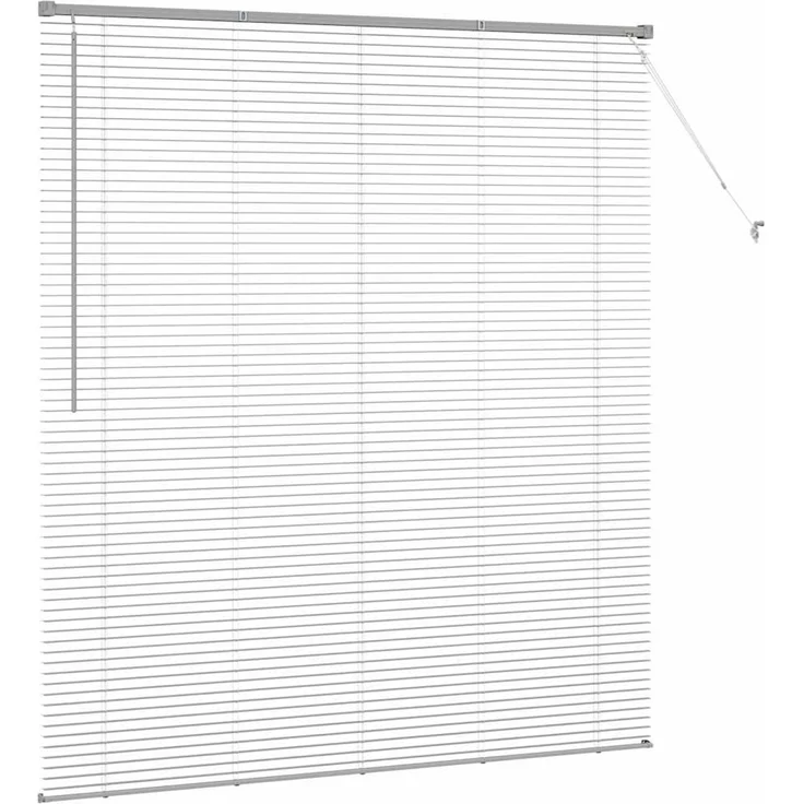 vidaXL Venezianische Jalousie Silber 175 x 160 cm 25 mm Aluminium 42005934 – Bild 6