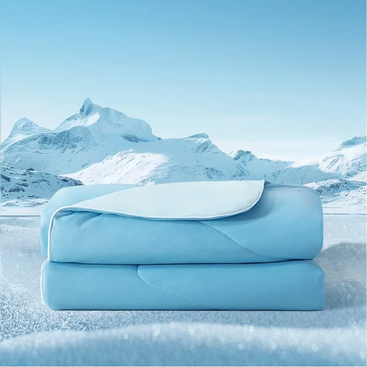 Elemuse Sommerbettdecke Kühldecke Sommerdecke, Selbstkühlende Atmungsaktive Extraleicht Decke, Füllung: 30% Lenzing Tencel und 70% Polyester (63% Polyester und 37% SORONA), Kühlfaser Wohndecke für Sommer, OEKO-TEX® – Bild 5