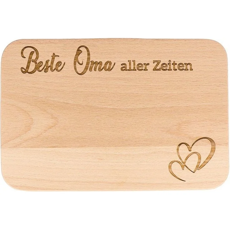 Spruchreif® Frühstücksbrett · Frühstücksbrettchen aus Holz mit Gravur · Geschenk für Großeltern – Bild 3