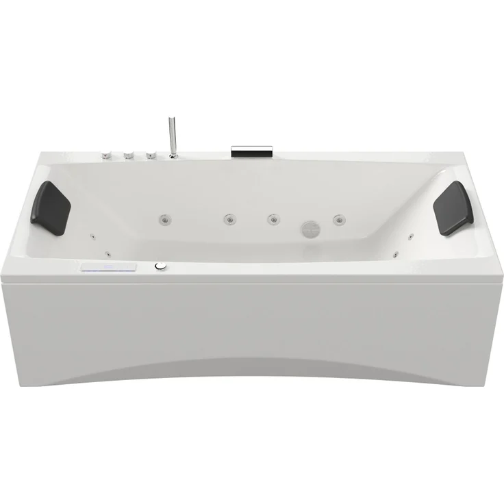 Rechteck Whirlpool Unity 190x90 Made in Germany 24 Massagedüsen mit Armatur : Mit Armaturen – Bild 5