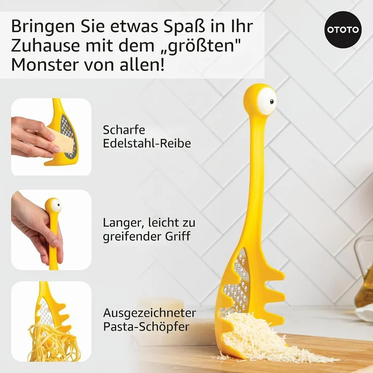 OTOTO Multi Monster Nudellöffel & Reibe – Bild 6