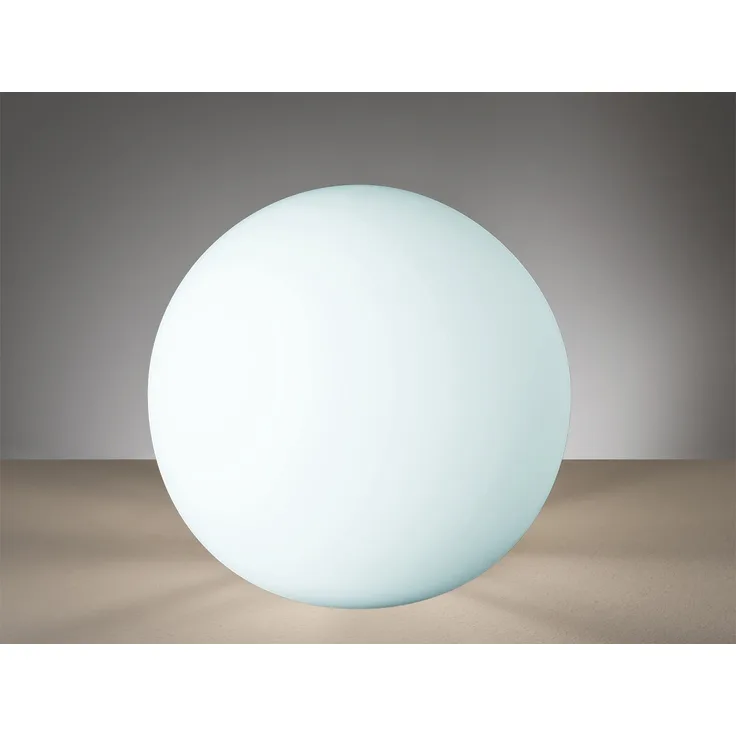 Tischlampe Pingpong18x20 cm Glas weiß