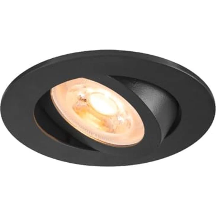 SLV NEW TRIA® 68, Deckeneinbauleuchte, rund, max. 10W GU10, schwarz - Einbauleuchten – Bild 2