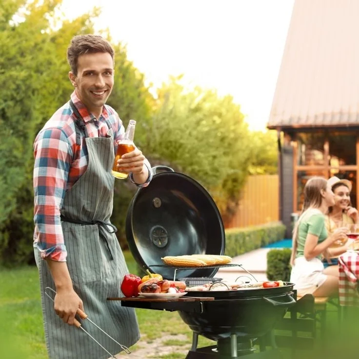 Relaxdays Aluschalen Grill 50er Set, 4,5 x 18,5 x 13 cm – Bild 3