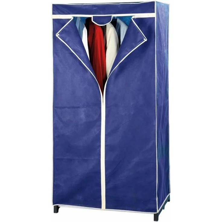Kleiderschrank Air, mit Ablage, 75 x 160 x 50 cm, Blau - WENKO – Bild 4