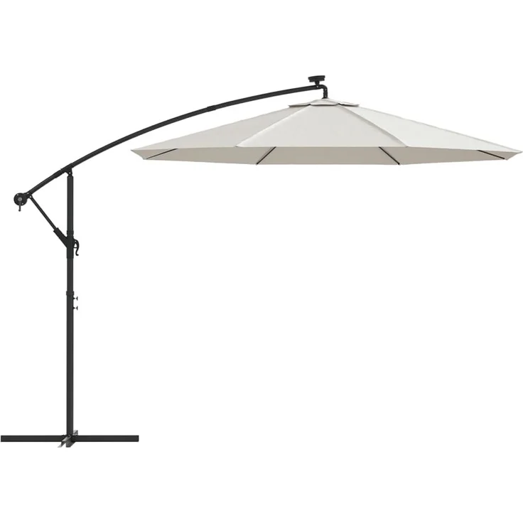 vidaXL Ersatzbezug für Ampelschirm Sandweiß 350 cm 313813 – Bild 4