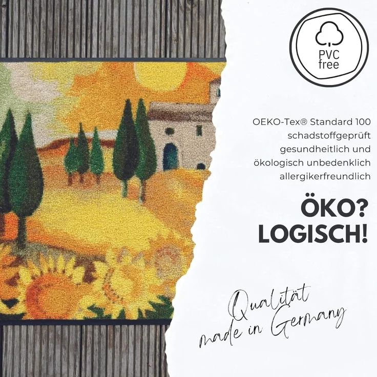 Salonloewe Fußmatte SIAMO IN SEI 50x75cm, In- und Outdoor, waschbar bei 40° Grad und trocknergeeignet – Bild 6