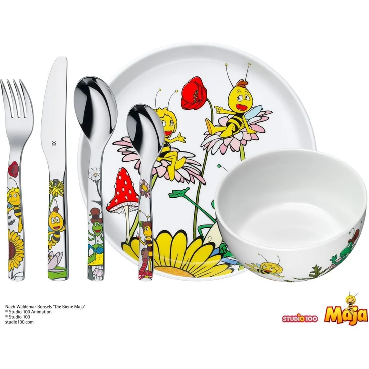 WMF Kinderbesteck-Set 6-tlg. Biene Maja – Bild 1