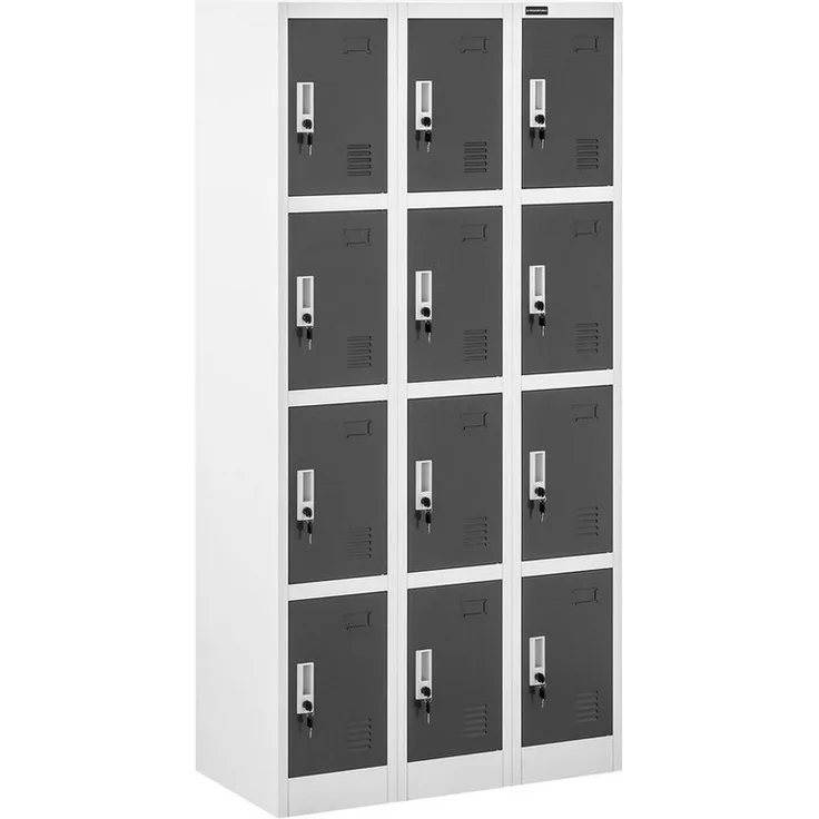 Fromm&Starck Fächerschrank Metallschrank Schließfachschrank Spindschrank 12 Fächer abschließbar