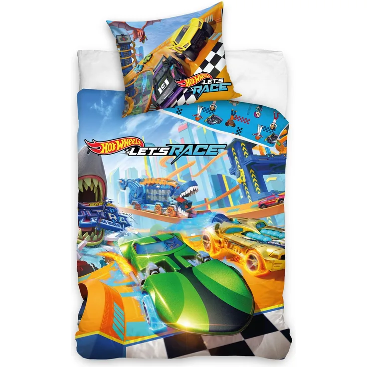 Hot Wheels Bettwäsche Kinderbettwäsche HW254007 160x200 cm + 70x80 cm