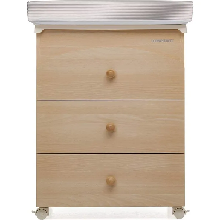 Foppapedretti IlBagnetto, Wickeltisch, 46 x 69 x 89 cm, 36 kg, naturbelassen