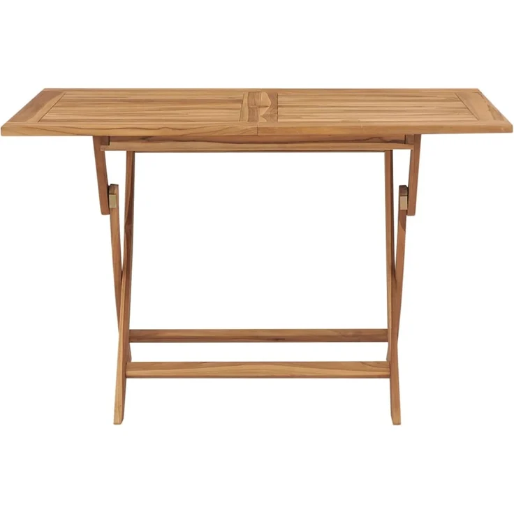 vidaXL Gartentisch Klappbar 120x70x75 cm Massivholz Teak 44682 – Bild 2