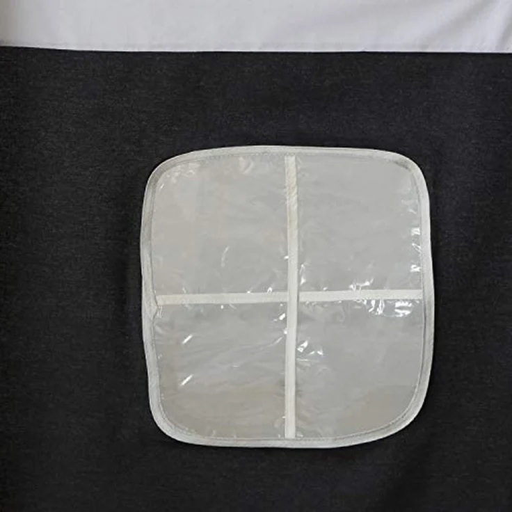 Bettumrandung Bettvorhang für Hochbett, Baumwolle Schwarz – Bild 5