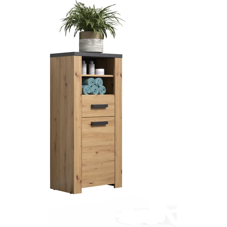 Standschrank Franka / Follow, Holzwerkstoff, Holzfarben, 53 x 118 x 35 cm