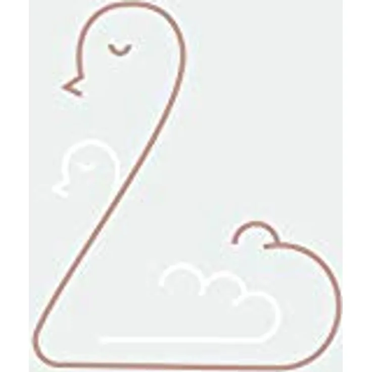 Komar Wandbild Baby Welcome, Kunstdruck 40 x 50 cm, Mama und Baby Schwan, seidenmatte Oberfläche, fotorealistische Druckqualität, ohne Rahmen