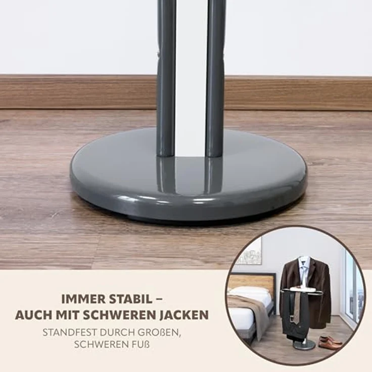 bremermann Herrendiener Kleiderbutler, Herrendiener, stummer Diener, Garderobe, dunkelgrau – Bild 7