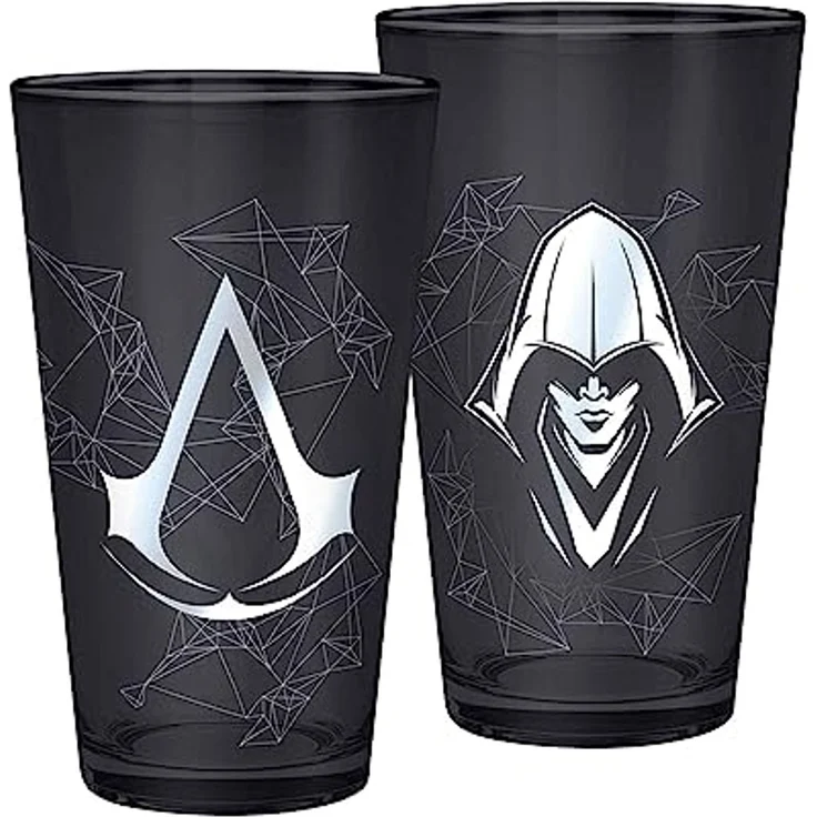 ABYstyle Glas ASSASSIN´S CREED - Large Glass - 400ml - Assassin - Foil – Bild 1