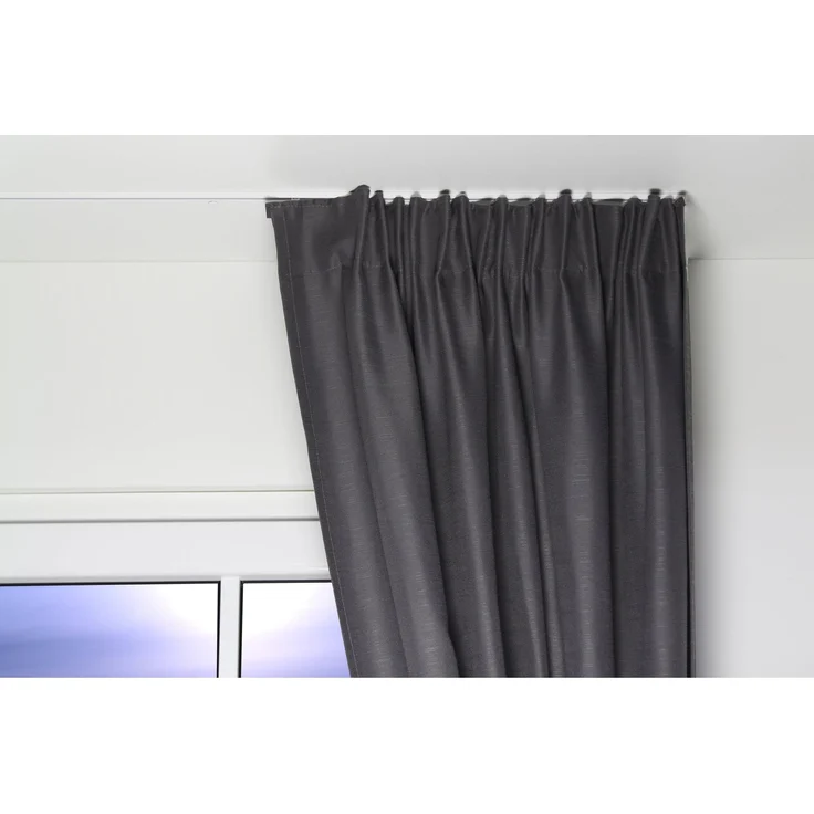 Deco-Raum® Gardinenschiene Minimal | Länge: 430cm | Material: Aluminium | Farbe: Weiß – Bild 5