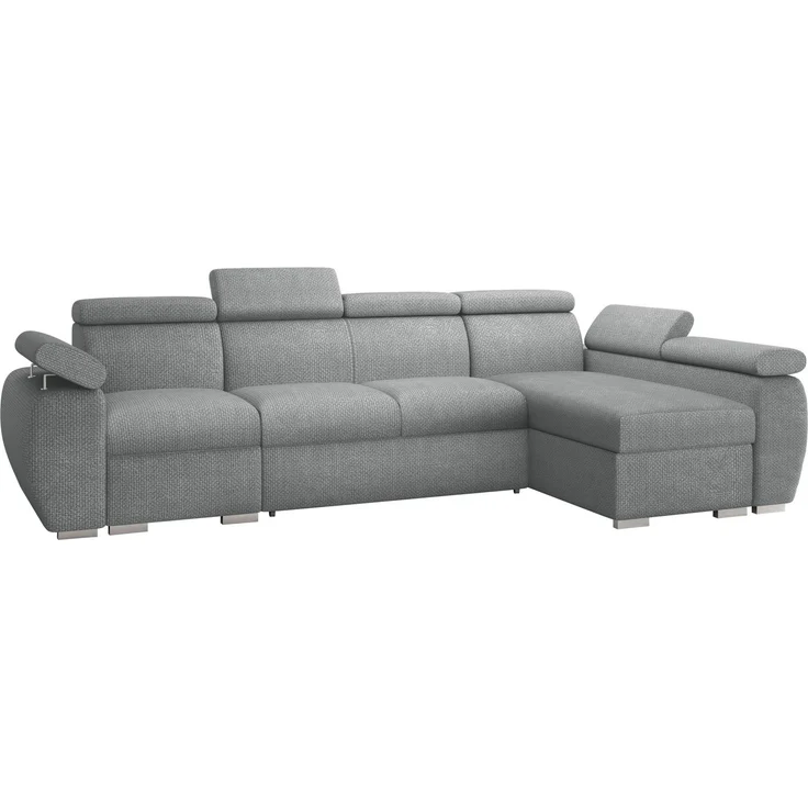 Ecksofa Boston LCP mit 2 Bettkästen und Schlaffunktion (Farbe: Flow 17, Seite: Rechts 1P(65)+2R+LCP) – Bild 1