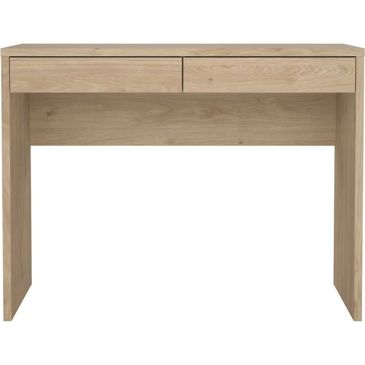 Dmora Schreibtisch Acero, Mehrzweckschreibtisch, Bürotisch für PC, Eckschreibtisch, 100x40 h77 cm, Eiche – Bild 5