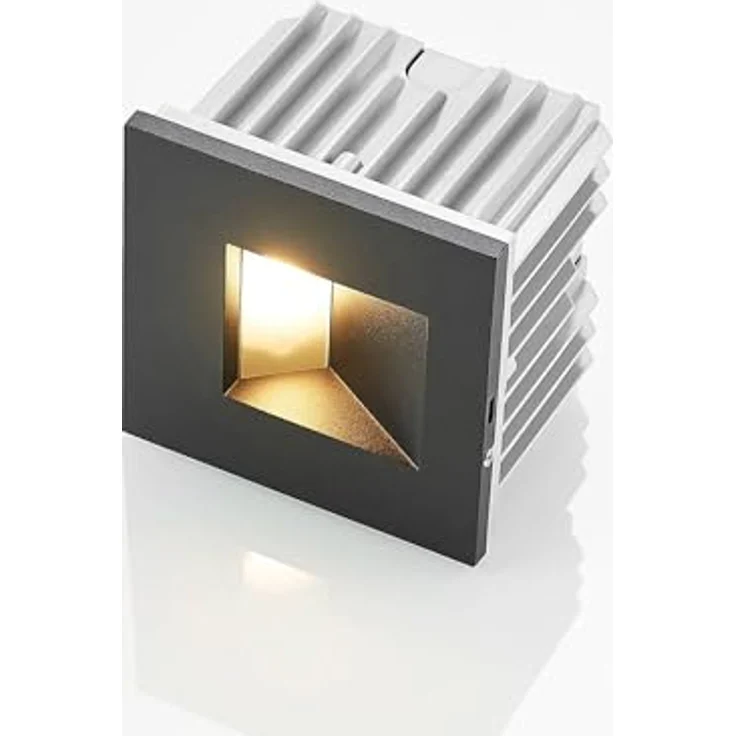 Arcchio Zamo Wandleuchte außen, moderne 1-flammige Aluminiumleuchte in Schwarz, IP65, ideal für Terrasse, Balkon und Garten – Bild 5
