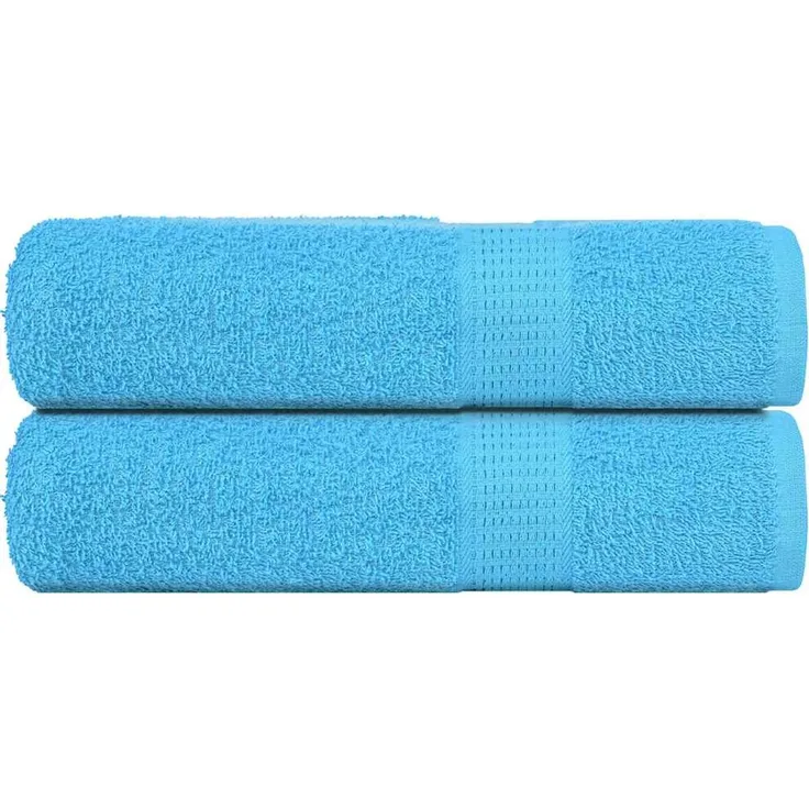 vidaXL Badetücher FROGN 2 Stk. Türkis 100x150 cm 360 g/m² 136980