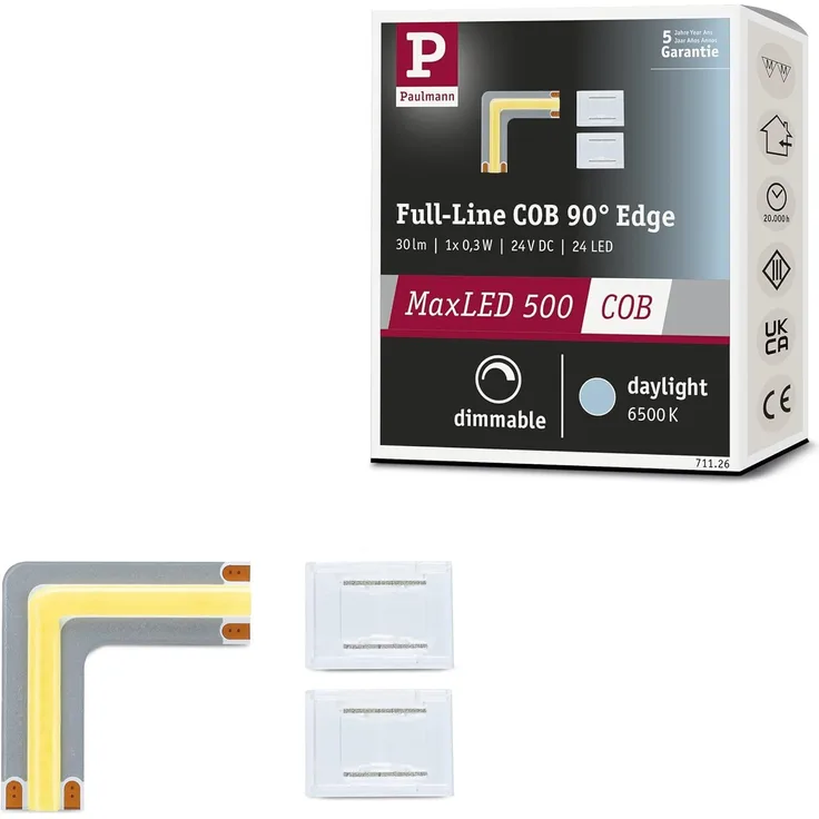 Paulmann 711. 26 MaxLED 1000 LED Strip Full-Line COB 0m 0,3W 1000lm/m 800LEDs/m 6500K
