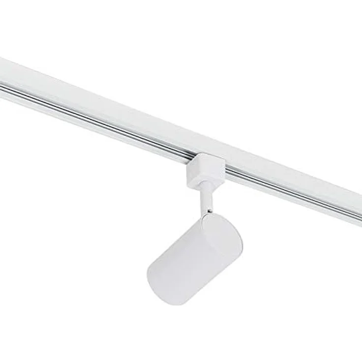 Qazqa Schienensystem-Sets Iconic jeana, ohne Leuchtmittel, GU10, Weiß, Modern, Aluminium, Deckenstrahler 3-flammig – Bild 5