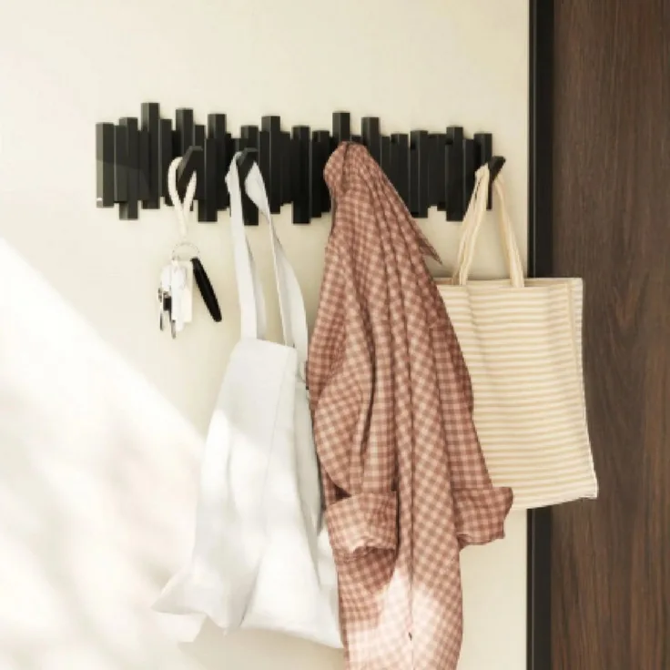 Umbra Wandgarderobe Sticks Multi Hook schwarz
