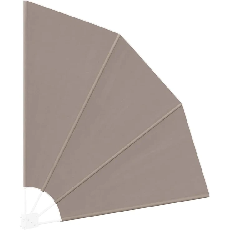 vidaXL Balkon Sichtschutz Rechteckig 140 x 140 cm Polyester Taupe 42000927 – Bild 5