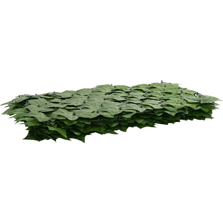 vidaXL Balkonsichtschutz mit Blättern Grün 400 x 100 cm 42040659 – Bild 2
