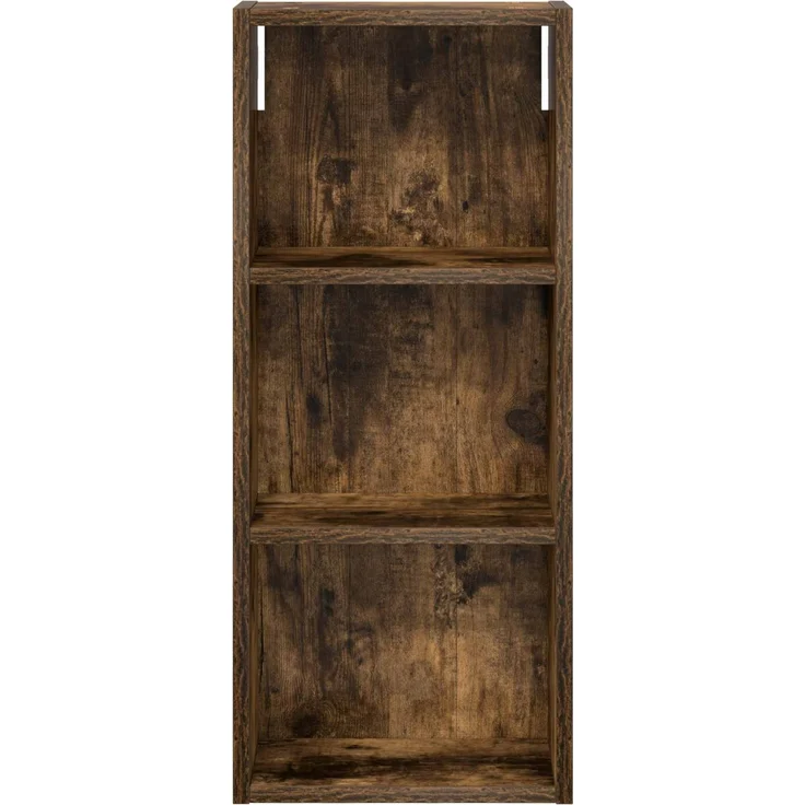 vidaXL Badezimmer-Wandschrank Geräucherte Eiche 30 x 14 x 70 cm 889331 – Bild 4