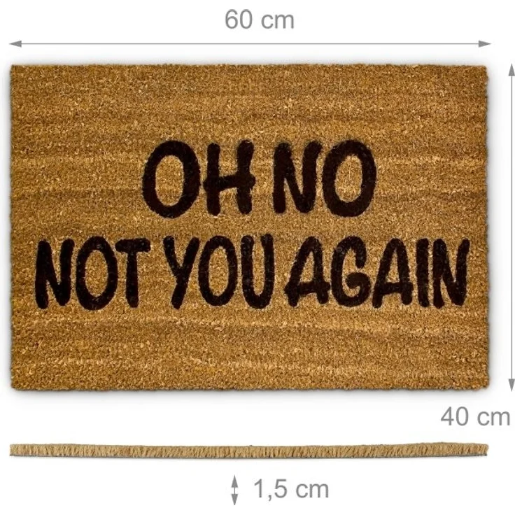 Fußmatte Oh No Kokos 40x60 cm 10017727 – Bild 4