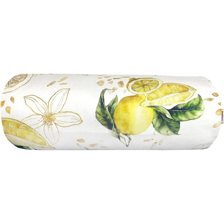 beties Nackenrollenbezug Italy Collection, (1 Stück), 100% Baumwolle, Zitronen mit goldener Zeichnung, verschiedene Größen